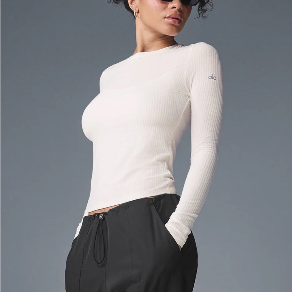 ALO Yoga Ribbed Sea Coast Long Sleeve